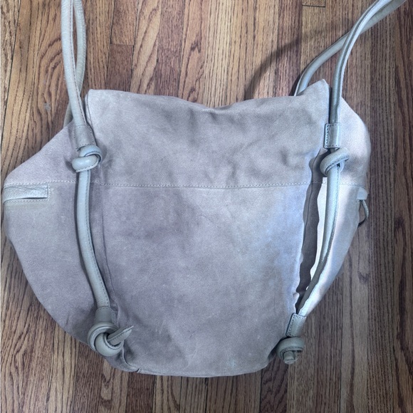 Free People Ingrid Taupe Suede Leather Tote main image 12